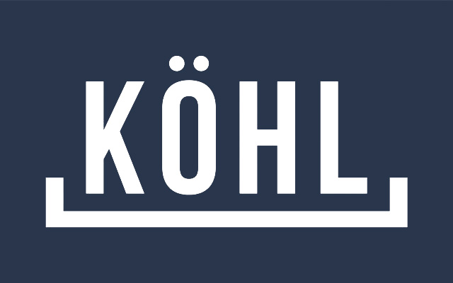 Blaues Logo des Partners Köhl