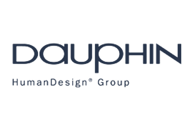 Blaues Logo des Partners dauphin