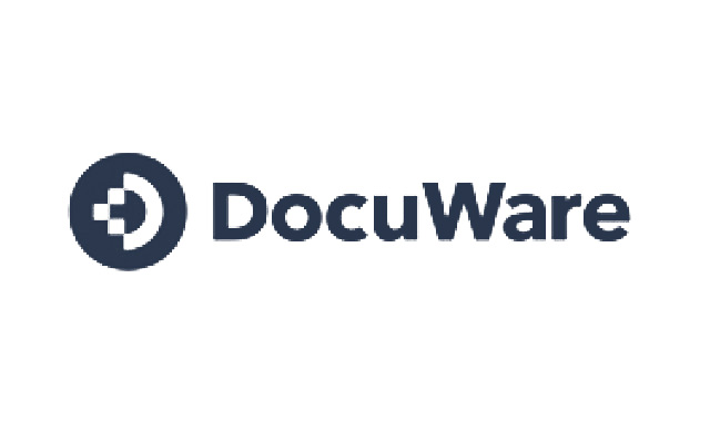 Blaues Logo des Partners DocuWare