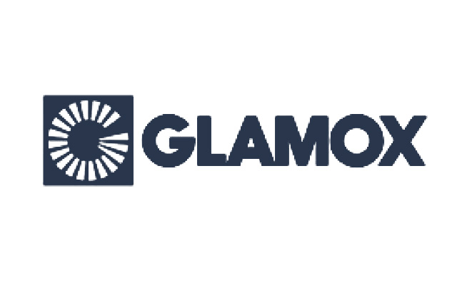 Blaues Logo des Partners Glamox