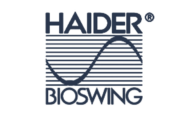 Blaues Logo des Partners Haider Bioswing