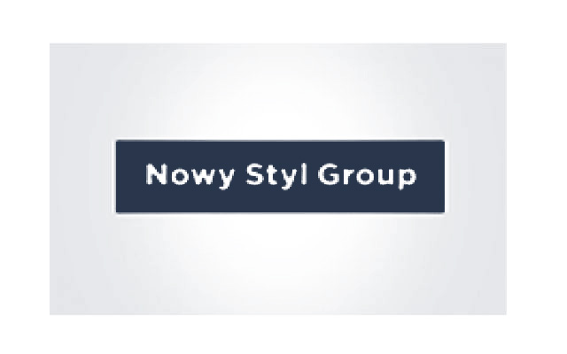 Blaues Logo des Partners Nowy Styl Group