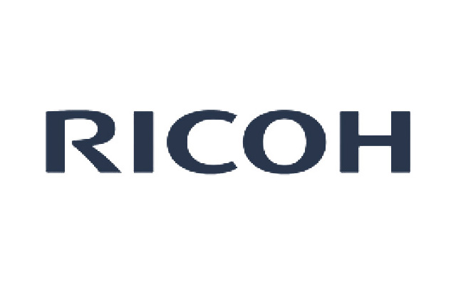 Blaues Logo des Partners Ricoh