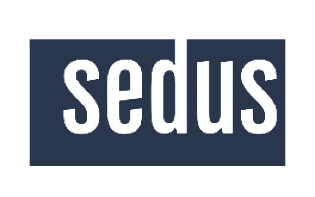 Blaues Logo des Partners Sedus