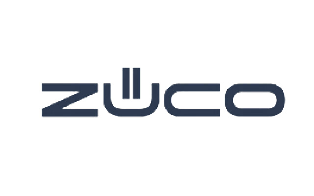 Blaues Logo des Partners Zueco